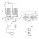 Wilo  - 2121248 - DPL 40/165-4/2,DN40,3x400V,4kW  Trockenläufer-Standard-Doppelpumpe