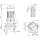 Wilo  - 2142042 - IL 65/140-1,1/4,DN65,3x400V,1.1kW  Trockenläufer-Standard-Einzelpumpe