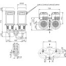 Wilo  - 2153876 - DL-E 50/210-11/2-R1,DN50,11kW  Trockenläufer-Energiespar-Doppelp.