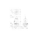 Grundfos - 98626472 - SL1.80.100.75.A.EX.4.51D.C 10m Kabel - Abwasserpumpe Einkanallaufrad