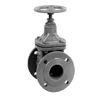 Grundfos - 96002012 - Absperrschieber DN100 PN10 Grauguß - Zubehör f.Schmutz-/Abwasserpum.