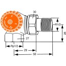 IMI Hydronic - 3933-02.000 - HEIMEIER Thermostat-Ventilunterteil