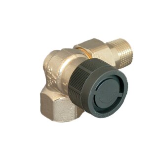 Oventrop - 1181390 - Thermostatventil "Baureihe A" DN10, R 3/8, PN10, Winkel-Eck links