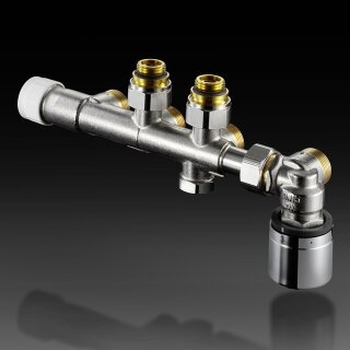 Oventrop - 1184086 - Anschl.Armatur Multiblock T-RTL 1/2" IG, Eckform