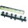 Oventrop - 1351587 - Verteilerbalken für "Regumat" DN25, für 7 Heizkreise, Stahl