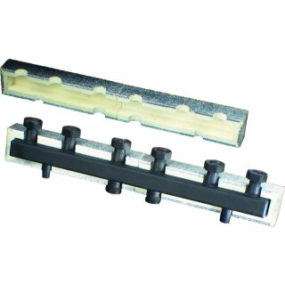 Oventrop - 1351588 - Verteilerbalken für "Regumat" DN25, für 8 Heizkreise, Stahl
