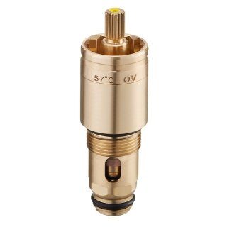 Oventrop - 4225590 - Ventileinsatz Zirkulationsmodul mit Zahnstange und Montageadapter,63 C