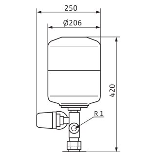 Wilo - 180492096 - Druckschaltung WVA bis 6 bar Elektrisches  