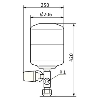 Wilo - 180492096 - Druckschaltung WVA bis 6 bar Elektrisches  
